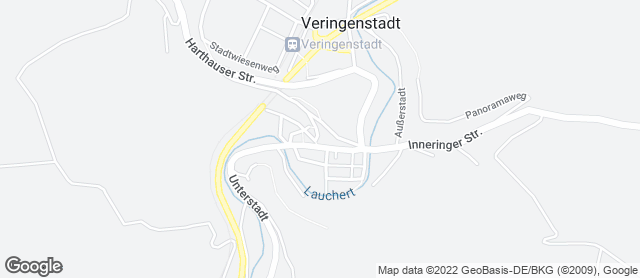 Karte mit Standort von Bäckerei Remensperger