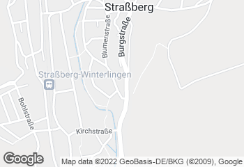 Karte mit Standort von Bäckerei Ströbel