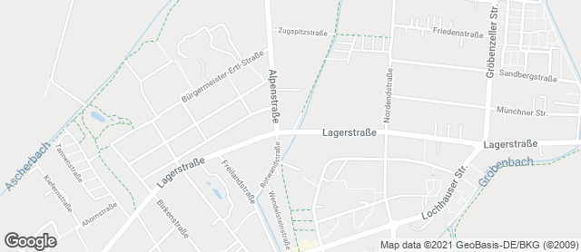 Karte mit Standort von Bäckerei Konditorei Hünsche GmbH