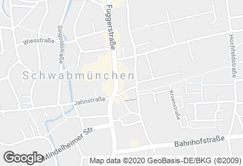 Karte mit Standort von Ihle-Café Schwabmünchen