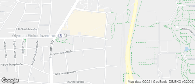 Karte mit Standort von Privat Bäckerei Wimmer Pelkovenstraße
