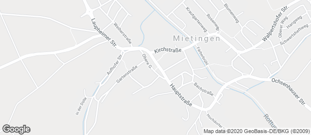 Karte mit Standort von Bäckerei Vorhauer