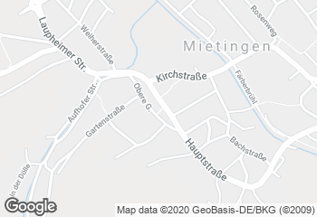 Karte mit Standort von Bäckerei Vorhauer