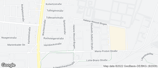 Karte mit Standort von Privat Bäckerei Wimmer GmbH & Co. KG