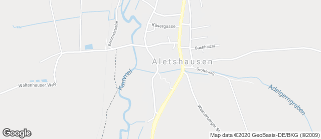 Karte mit Standort von Bäckerei Kolbinger
