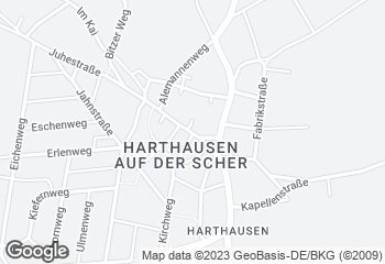 Karte mit Standort von Bäckerei Sauter