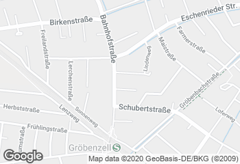 Karte mit Standort von Bäckerei Wimmer KG