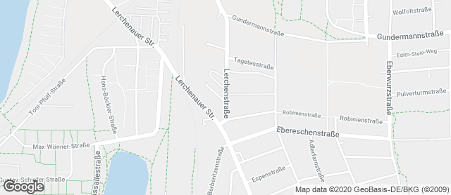 Karte mit Standort von Privat Bäckerei Wimmer Rewe-Lerchenstraße