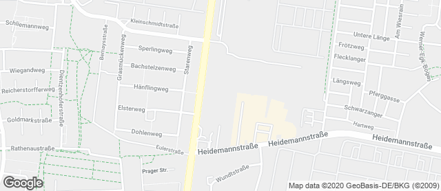Karte mit Standort von Ihle-Café Lidl Ingolstädter Str. München