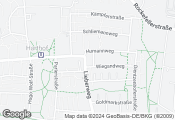 Karte mit Standort von Backstube Wünsche GmbH