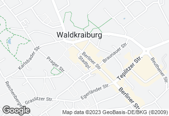 Karte mit Standort von Bäckerei Konditorei Pötzsch