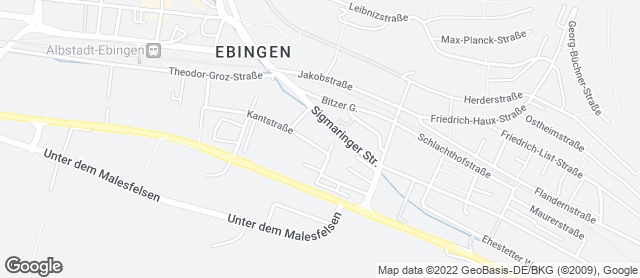 Karte mit Standort von Bäckerei Sauter