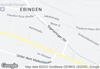 Karte mit Standort von Bäckerei Sauter