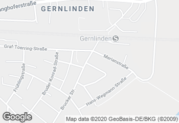 Karte mit Standort von Bäckerei Bömmel