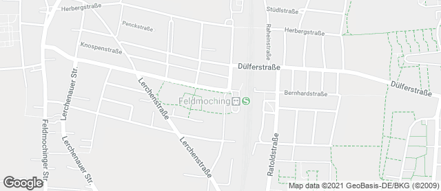 Karte mit Standort von Privat Bäckerei Wimmer U-Bahnhof-Feldmoching