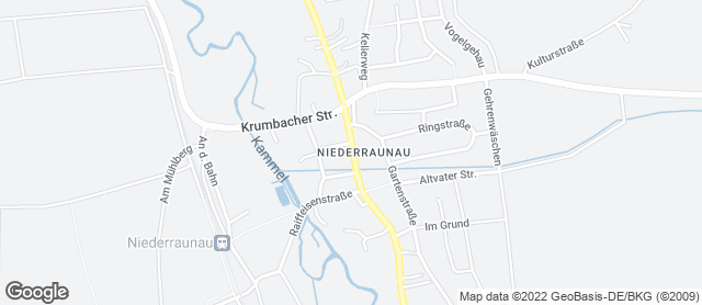 Karte mit Standort von Bäckerei Weindl GmbH