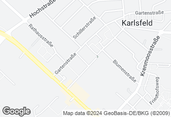 Karte mit Standort von Backstube Wünsche GmbH