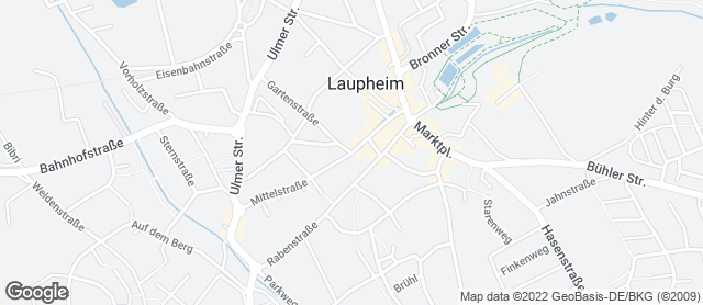 Karte mit Standort von Bäckerei Mäschle OHG