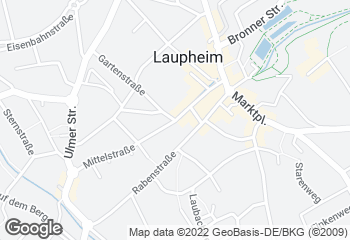 Karte mit Standort von Bäckerei Mäschle OHG