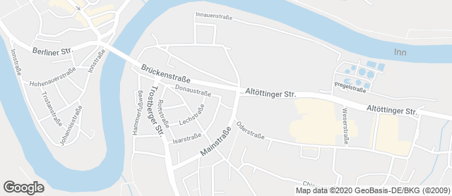 Karte mit Standort von Bäckerei-Konditorei Schönstetter GmbH