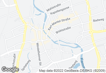 Karte mit Standort von Bäckerei Weindl GmbH