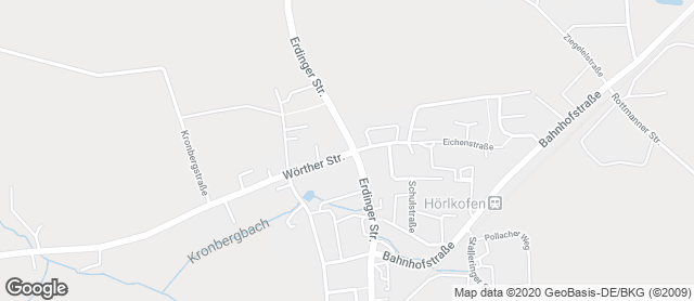 Karte mit Standort von Bäckerei Schauer GmbH