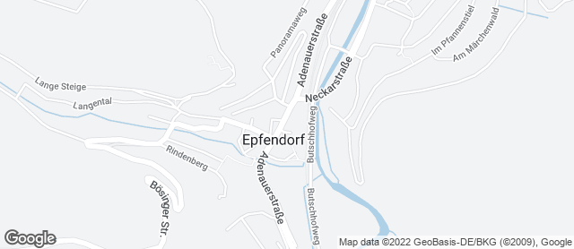 Karte mit Standort von Bäckerei Stickel