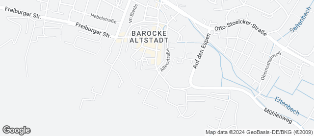 Karte mit Standort von Bäckerei Henniger