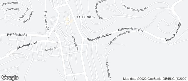 Karte mit Standort von Bäckerei Dieterle