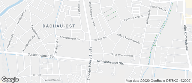 Karte mit Standort von Bäckerei Polz  Filiale Dachau