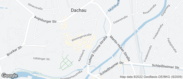 Karte mit Standort von Bäckerei Gürtner  Dachau
