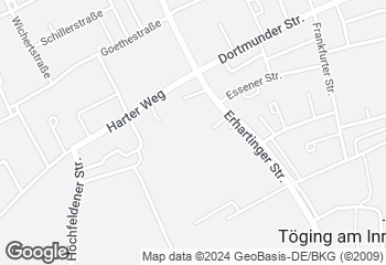 Karte mit Standort von Backstube Wünsche GmbH