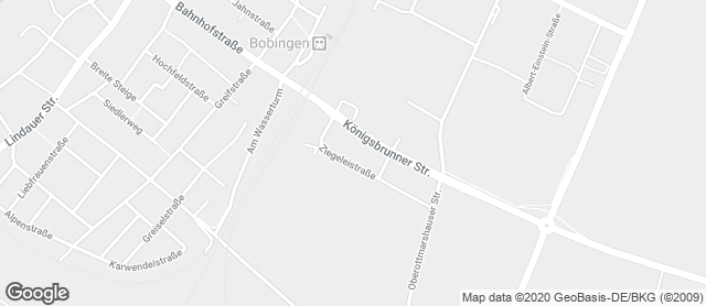 Karte mit Standort von Ihle Lidl Bobingen