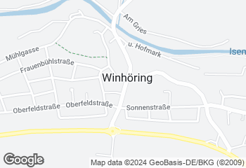 Karte mit Standort von Bäckerei Backstube Wünsche GmbH