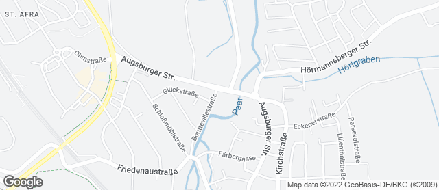 Karte mit Standort von Stadtbäckerei Scharold OHG
