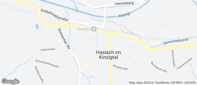 Karte mit Standort von Bäckerei Jäger