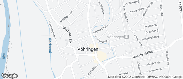 Karte mit Standort von Bäckerei Staib GmbH & Co. KG