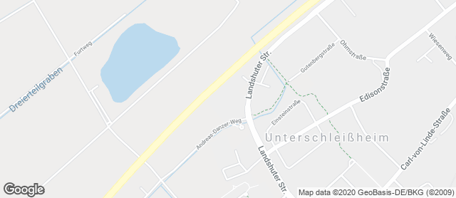 Karte mit Standort von Ihle Kaufland Unterschleißheim