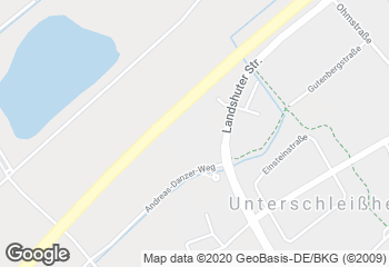 Karte mit Standort von Ihle Kaufland Unterschleißheim
