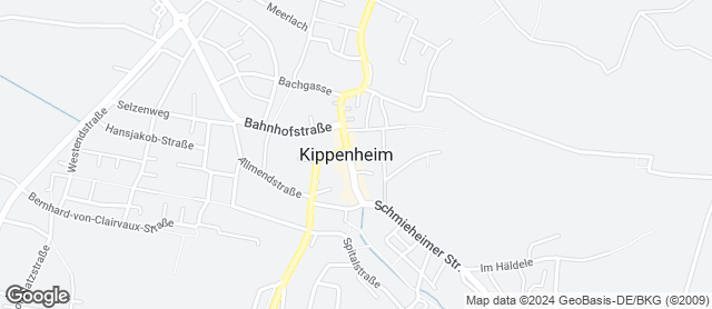 Karte mit Standort von Bäckerei Kiefer