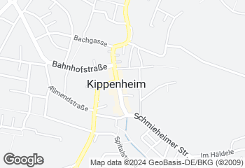 Karte mit Standort von Bäckerei Kiefer