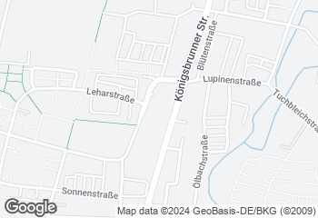 Karte mit Standort von Backstube Wünsche GmbH