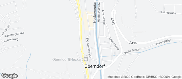 Karte mit Standort von Zieglers Backstube (REWE Oberndorf)