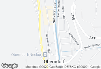 Karte mit Standort von Zieglers Backstube (REWE Oberndorf)