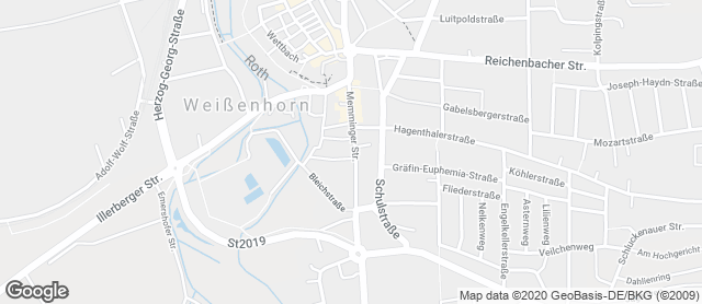 Karte mit Standort von Bäckerei Reißler