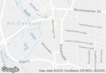 Karte mit Standort von Bäckerei Reißler