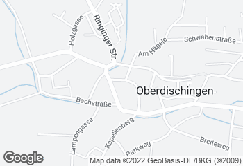 Karte mit Standort von Brot- Und Feinbäckerei Volz