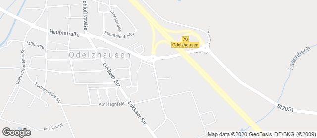 Karte mit Standort von Bakers Odelzhausen