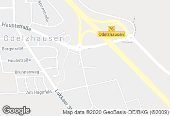 Karte mit Standort von Bakers Odelzhausen