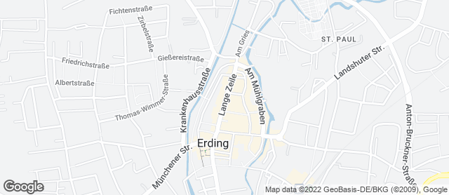 Karte mit Standort von Bäckerei Grundner GmbH